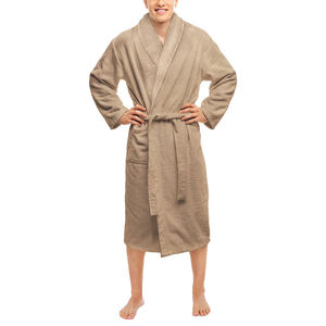 Terry Toweling Housecoat Five Star Hotel Quality Super Plush Cotton Piped Men's Robe with <b>Shawl</b> Collar dressing gown housecoat - Product Image 4