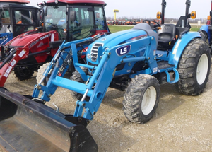 Mini Tractor de césped LS 4WD de alta calidad para agricultura, Tractor de ruedas automático, bomba de carga frontal, caja de cambios, componentes del motor - Product Image 5