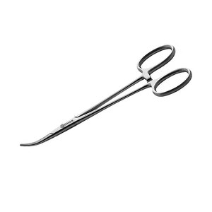 Fórceps preferidos para instalaciones sanitarias Fórceps hemostáticos para mosquitos Importación 12,5 cm Suministros curvos de acero inoxidable Fórceps - Product Image 1