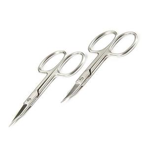 Tijeras de Manicura de Acero Inoxidable Certificadas para Diestros, con Punta Curva Recta y Afilada, de Alta Calidad al por Mayor - Product Image 4