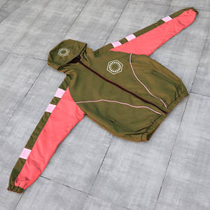 Veste coupe-vent de haute qualité pour hommes, style streetwear, imperméable, respirante, réversible, doublure d'automne, légère, en polyester, avec inscription - Product Image 1