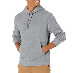Sweat à capuche léger pour hommes 350 g/m² 400 g/m² personnalisé du fabricant Sweat-shirt en molleton de coton de haute qualité avec grande poche pour l'hiver - Product Image 1