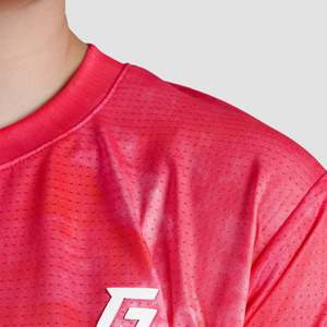 Camiseta Rosa Ajustada para Mujer Active Mover, de Alta Calidad, Algodón y Seda con Estampado, Corta, Informal, Deportiva, Tallas XXS-XS, con Logo - Product Image 5