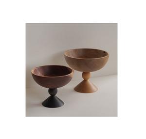 Cuenco de madera para servir con base de resina para el hogar y artículos de hostelería, aperitivos de frutas y cuenco de chocolate con la más alta calidad - Product Image 1