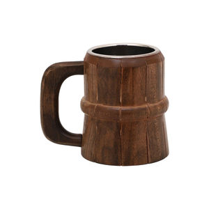 Ensemble de tasses en bois et en céramique durables Ustensiles de cuisine durables d'Inde | Verres durables personnalisés pour café, hôtel et cadeaux - Product Image 2