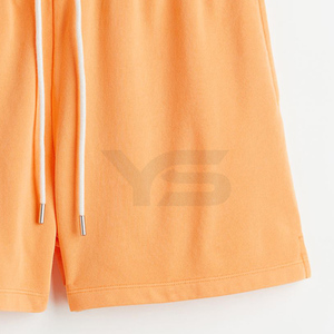 Pantalones cortos de sudor de algodón transpirable para mujer, precio al por mayor, nueva ropa de calle de moda con logotipo personalizado, estampado de soplo, gimnasio y uso informal - Product Image 3