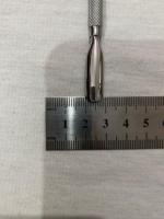 1 pièce Repousse-cuticules double tête en acier inoxydable de haute qualité, durable, pour manucure et pédicure, outil réutilisable pour l'élimination des peaux mortes