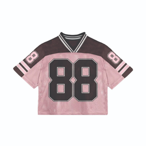 Camiseta de Fútbol Americano Personalizada, Gris Azul, Malla Transpirable de Poliéster, Nombre y Número Personalizados, Uniforme de Equipo - Product Image 2