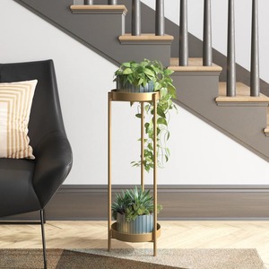Support pour plante rond à plusieurs niveaux en métal Dealba - Product Image 1