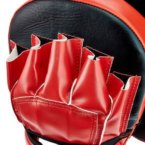 2025 logotipo personalizado Rojo Negro mano punzonado almohadilla de enfoque Mini Kick Boxing Taekwondo HERRAMIENTA DE ENTRENAMIENTO BOXEO Focus Pad servicio OEM - Product Image 2