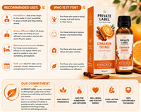Essence de parfum soluble dans l'eau à la cannelle et à l'orange, marque privée, 50 ml, OEM |   Humidificateur et diffuseur d'arômes |   Espagne UE