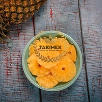 Pittige Zachte Ananas Plakjes Gedroogde Ananas Ring Snack Chili Zout Instant Gedehydrateerd Fruit Moderne Smaak-Heerlijk Gedroogd Fruit