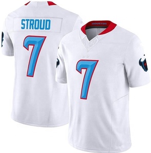 Uniforme Retro del Equipo Texans 3 #   Conjunto de Jersey de Fútbol Americano Talla Grande con Logos Cosidos y Bordados, Transpirable, Manga Corta, CHARLIE - Product Image 6