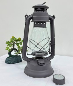 <b>Lantern</b> Glass Candle Holder Rustic <b>Indoor</b> and Outdoor <b>Light</b> Centerpiece for Home Wedding Farmhouse Decor - Product Image 5