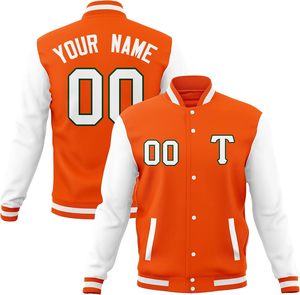 Chaquetas universitarias personalizadas OEM con parches bordados, abrigos bomber con letras al por mayor para equipos deportivos, escuelas, universidades - Product Image 4