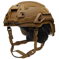 Casque tactique Vanda Tactic Coyote Kevlar à coupe haute