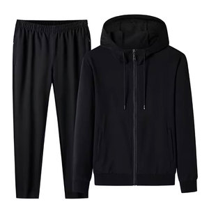 High Quality Men's Tracksuit Breathable Fleece Jogging Wear 100% Cotton Customizable Logo for Winter Hot Sale Casual Use - Product Image 1