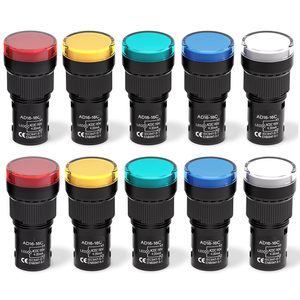 Luz piloto LED de 120V de bajo consumo con luz indicadora Material plástico para paneles de control y uso industrial - Product Image 1