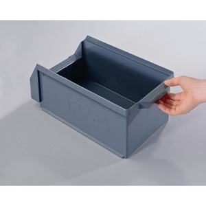 Green 350x200x150mm PE Plastic <b>Storage</b> Bin - Product Image 3