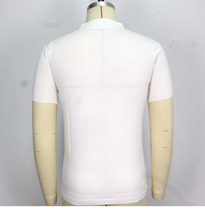 2025 haute qualité nouveau gros Polo T-Shirt décontracté revers court longueur bouton décoration Polo - Product Image 3