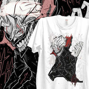 เสื้อยืดอนิเมะดันดานะ โอคารุน ผ้าคอตตอนเจอร์ซีย์ 100% หนัก 280 กรัม ลายพิมพ์ดีไซน์พิเศษ - Product Image 2