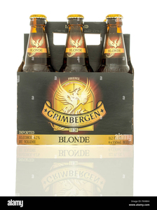Bière Grimbergen Blonde-6.7% ABV-Bouteille 330ml-Premium Export Lager - Product Image 5