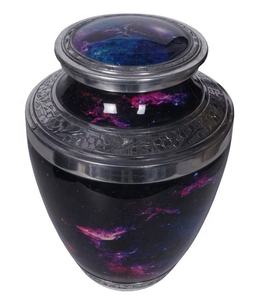 Urnas de cremación para cenizas, urna de recuerdo para adultos, urna biodegradable, dispersión de agua, Vidrio Metálico - Product Image 2