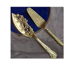 Metal <b>Cake</b> <b>Server</b> Set-Durable Eco-Friendly Handmade for Weddings & Kitchen Use - Product Image 6