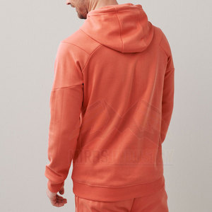 เสื้อฮู้ดผู้ชายผ้าฟลีซน้ำหนักเบาสำหรับฤดูหนาว สีพื้น คุณภาพสูง หนา อุ่น ระบายอากาศได้ดี มีกระเป๋า ทรงปกติ - Product Image 4