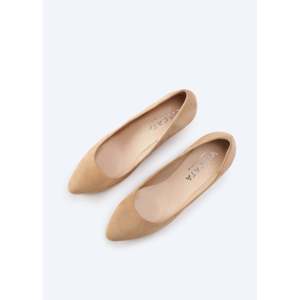 Sandali con zeppa di sughero in pelle scamosciata - Product Image 5