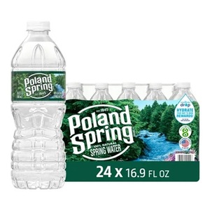 Eau de source de Maine Poland Spring, 16,9 fl oz, lot de 24 bouteilles en plastique - Product Image 1