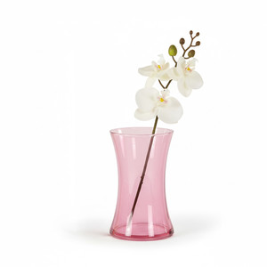 Vase en verre rose Rosario VMA1110PK, soufflé à la machine - 8 - Product Image 1