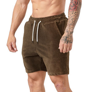 2025 nouveau short de survêtement pour hommes de High Street personnalisé coton Sport et course Shorts d'entraînement OEM vente en gros avec motif solide - Product Image 6