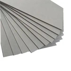 Chinese Supplier High Grade Good Stiffness Grey Board Customized Thickness Chipboard for book covers 700*1000mm