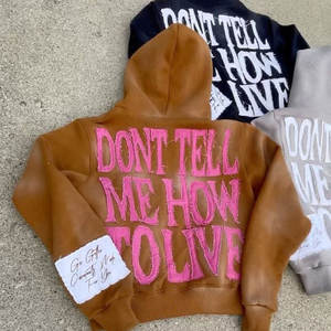 Customize Organic Cotton Stylish Pullover Premium Distressed Embroidery <b>Men's</b> <b>Hoodies</b> 2025 Breathable <b>Hoodies</b> <b>Men</b> - Product Image 5