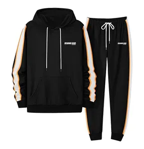 Ensemble de jogging pour hommes et femmes Ensembles de sweat à capuche unisexe en coton biologique Ensemble de jogging et sweat à capuche personnalisés Survêtement pour femmes - Product Image 5