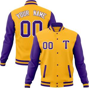 ¡Novedad de 2025! Chaqueta universitaria bordada con estampado personalizado, chaqueta de béisbol personalizada para hombre, chaqueta de gran tamaño para hombre - Product Image 1