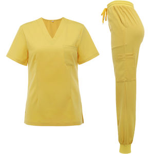 Conjuntos de uniformes de algodón y poliéster de alta calidad para mujer, diseño de uniforme, uniforme de hospital con Etiqueta Privada, uniforme de enfermera médica - Product Image 2