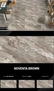 กระเบื้องบุผนังพอร์ซเลนสีเทาอ่อน ขนาด 300x600 มม. ผิวมันเงา ดีไซน์ทันสมัย เนื้อสัมผัสแน่น หนา 8/10 มม. รับประกันนานกว่า 5 ปี เหมาะสำหรับอพาร์ทเม้นท์ - Product Image 5