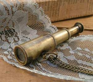 Luxury Polished Metal <b>Telescope</b> High Precision Brass <b>Lens</b> Adjustable Focus Ideal For Astronomy Enthusiasts Science Collectors - Product Image 1