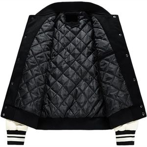 Chaqueta de béisbol universitaria para hombre, chaqueta universitaria deportiva para exteriores con logotipo personalizado para hombre, chaqueta de equipo escolar de alta calidad - Product Image 2