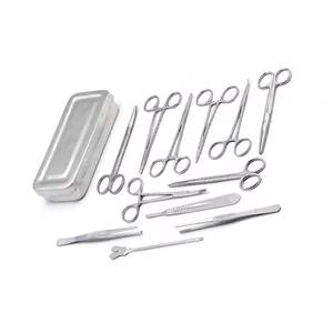 Kit de dissection complet, ensemble d'instruments de chirurgie mineure de 13 pièces pour les contextes médicaux, instruments chirurgicaux - Product Image 2
