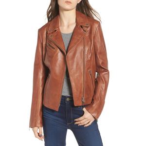 Veste Femme en Cuir Original-Coupe Intemporelle avec Profil Élégant | Signature Original Vestes Femme en Cuir - Product Image 1
