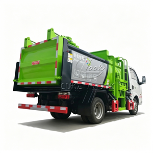 Dongfeng Tiyi 3cbm Side Lift Refuse <b>Truck</b> Hydraulic Self-Unloading <b>Garbage</b> Collector - Product Image 2