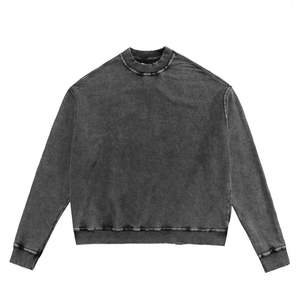 Jersey de lana con media cremallera de algodón 100% para hombre, camisas con cremallera de un cuarto, sudadera recortada bordada, jerséis con cremallera de un cuarto - Product Image 6