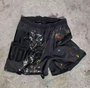 กางเกงขาสั้นผ้าฝ้ายวินเทจสำหรับผู้ชายกางเกงวิ่งออกกำลังกายผ้ายืดโอเวอร์ไซส์ลายนูนตามสั่ง - Product Image 3