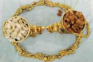 Traditionnel Diwali éléphant Urli bol 500ml laiton flottant fleurs bougie lampes décor à la maison pour Temple chambre cadeau - Product Image 2