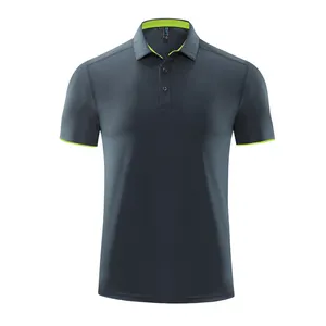 定制夏季休闲短袖宽松合身男士高尔夫马球t恤素色高品质迷彩印花风格马球衬衫迷彩男士