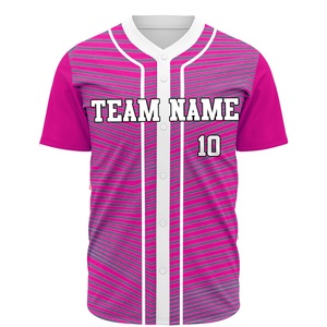 Maillots de softball personnalisés avec logo et numéro, vêtements d'équipe, maillots de baseball personnalisés, uniformes de baseball en gros - Product Image 1