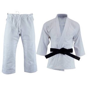 Wholesale Bjj Gi Uniform Jiu Jitsu Uniform /bjj Gis <b>Kimonos</b> Martial Art Durable White BJJ Gi with Black <b>Belt</b> Karate Uniform - Product Image 1